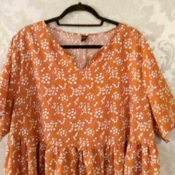 SHEIN CURVE FLORAL BABYDOLL TOP 3X - Picture 2 of 6